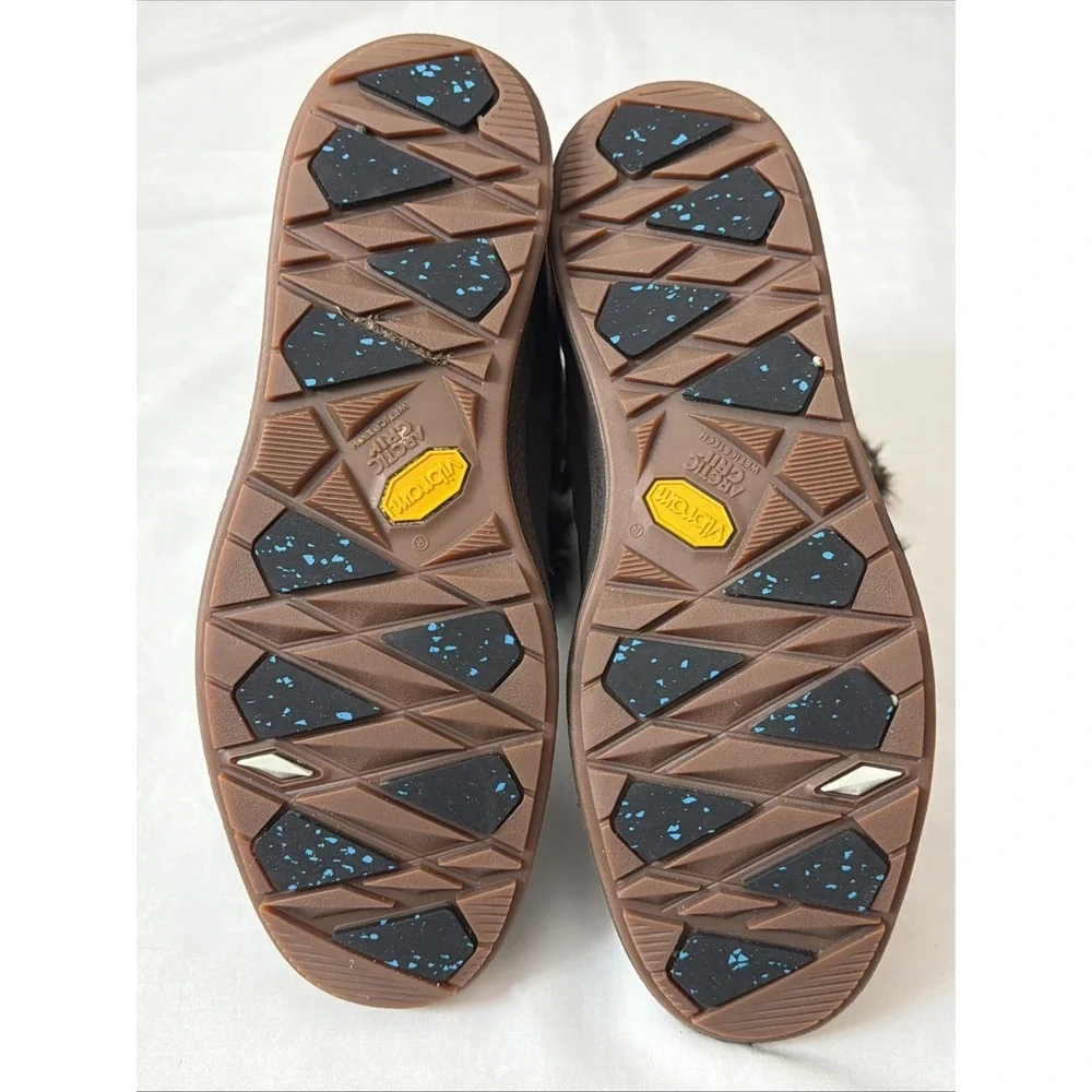 Merrell Women's Tremblant Ezra Lace Waterproof Ice‎ Boots 7 Brown J95306 Shoes